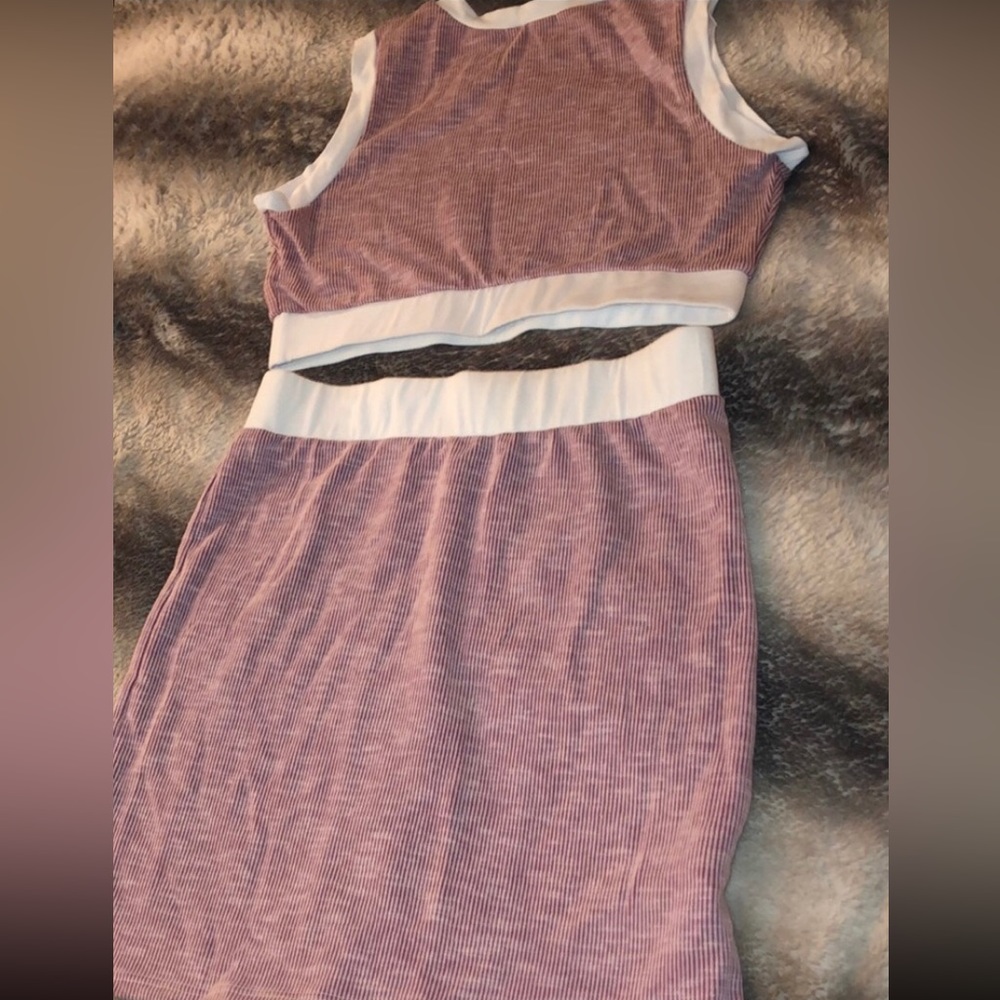 Ribbed two piece set